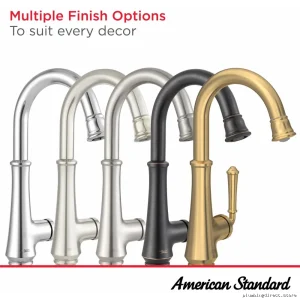 American Standard Delancey Chrome Bar Faucet 1.5 GPM Pull-Down Spray