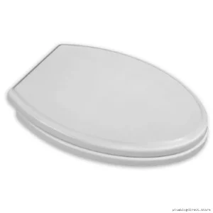 American Standard 5214210.020 Elongated Toilet Seat - White with Soft-Close & Quiet Operation