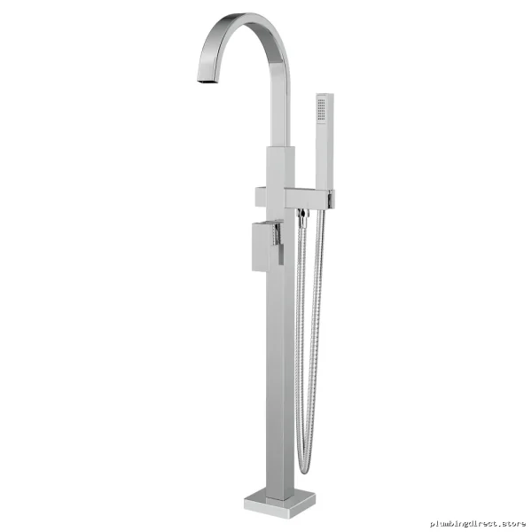 American Standard Freestanding Tub Filler with Handheld Shower - Chrome Finish T184951.002 - Image 2