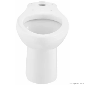 H2Opton Comfort Height Elongated Toilet Bowl - White Low-Profile Seat Design 3705216.020 American Standard