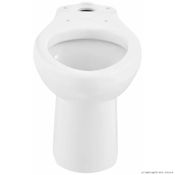 H2Opton Comfort Height Elongated Toilet Bowl - White Low-Profile Seat Design 3705216.020 American Standard