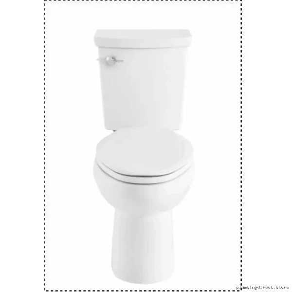 H2Opton Comfort Height Elongated Toilet Bowl - White Low-Profile Seat Design 3705216.020 American Standard - Image 3