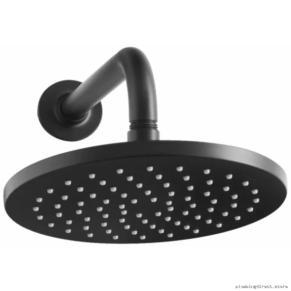 American Standard Studio S 8 High-Pressure Rain Shower Head - Matte Black Modern Design - Image 3