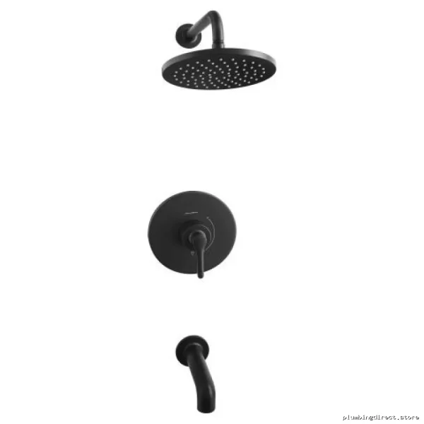 American Standard Matte Black Tub Shower Trim Kit - Studio S Collection