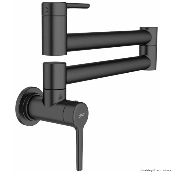 American Standard Matte Black Pot Filler Faucet - Studio S Collection - Image 2
