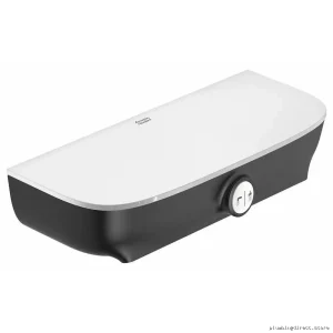American Standard Modern Matte Black Waterfall Tub Spout with Diverter