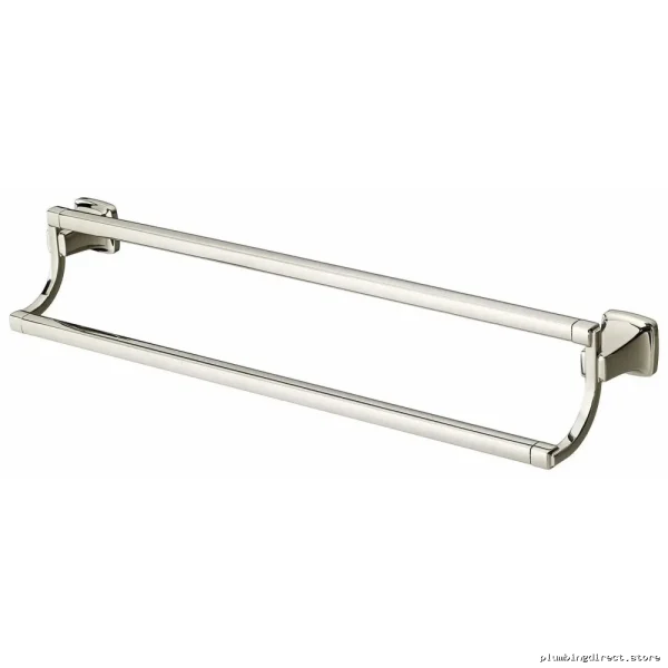 American Standard Polished Nickel 24-Inch Double Towel Bar Townsend