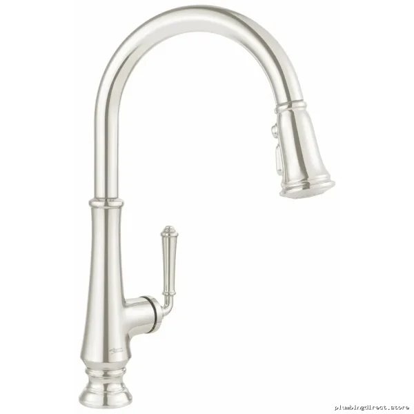 American Standard Polished Nickel Pull-Down Spray Kitchen Faucet Delancey Model - Image 4