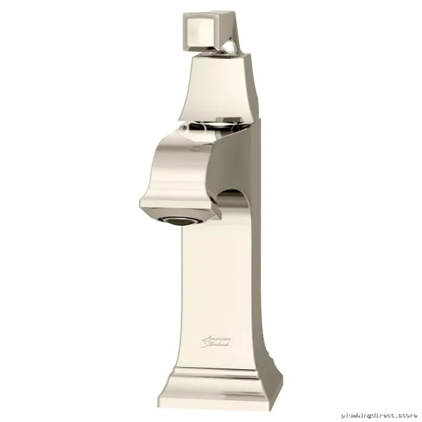 American Standard Polished Nickel Bathroom Faucet 1.2 GPM Single Hole Pop-up Drain - Image 4