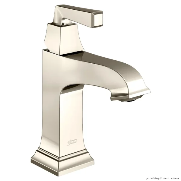 American Standard Polished Nickel Bathroom Faucet 1.2 GPM Single Hole Pop-up Drain - Image 5