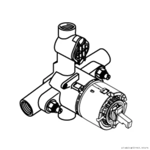 American Standard R126SS Tub/Shower Rough-In Valve Kit with Stops