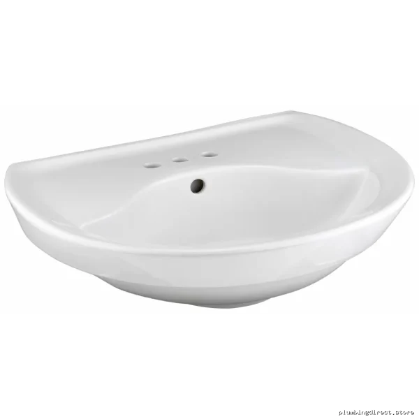 Ravenna Undermount Pedestal Sink Top - White 0268004.020 American Standard