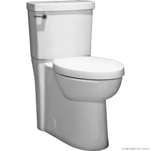 American Standard Right Height Elongated Toilet w/ Concealed Trapway & FloWise Flush - Two-Piece Includes Seat - White Model #