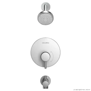 American Standard Serin Petite Chrome Pressure-Balance Tub & Shower Trim TU064522.002