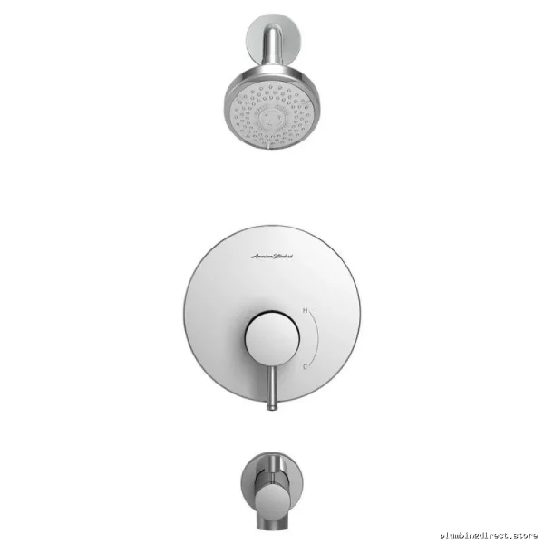 American Standard Serin Petite Chrome Pressure-Balance Tub & Shower Trim TU064522.002
