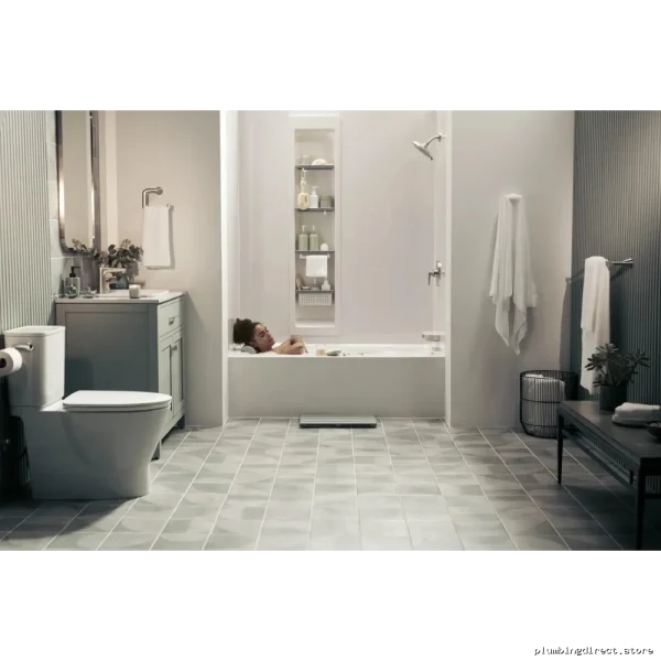 American Standard Aspirations Single-Handle Pressure Balance Shower Trim Brushed Nickel TU061500.295 - Image 2