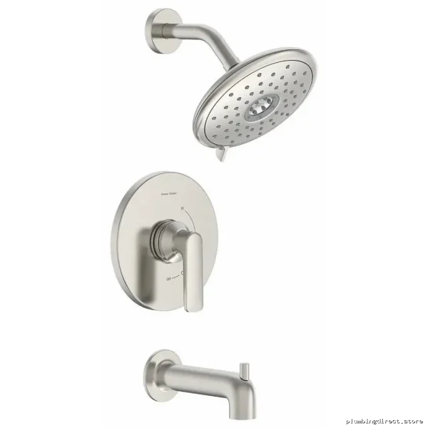 American Standard Single-Handle Pressure Balanced Shower/Tub Faucet Kit - Brushed Nickel Finish, Easy Install - Image 2