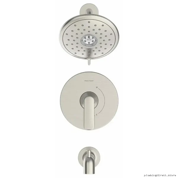 American Standard Single-Handle Pressure Balanced Shower/Tub Faucet Kit - Brushed Nickel Finish, Easy Install - Image 3