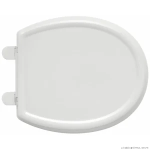 American Standard Soft-Close Round Front Toilet Seat - White