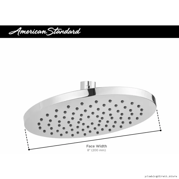 American Standard Studio S 8 Rain Shower Head - Brushed Nickel Finish 1660527295 for Spa-Like Experience - Image 4