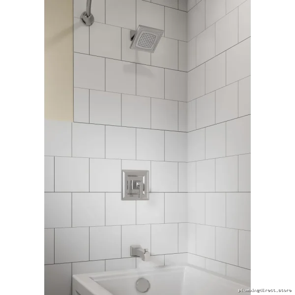 American Standard Town Square S Rainfall Showerhead - Chrome 2.5 GPM Water-Saving - Image 3