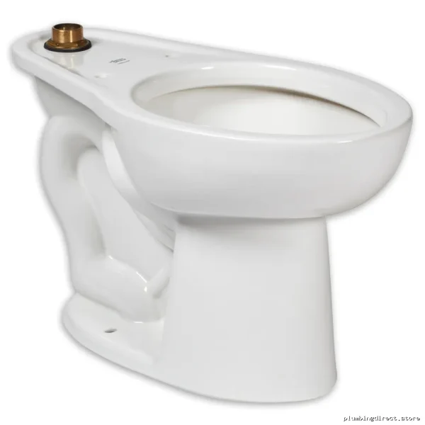 American Standard White Elongated 1.0 GPF Floor Mount Toilet Bowl No Seat