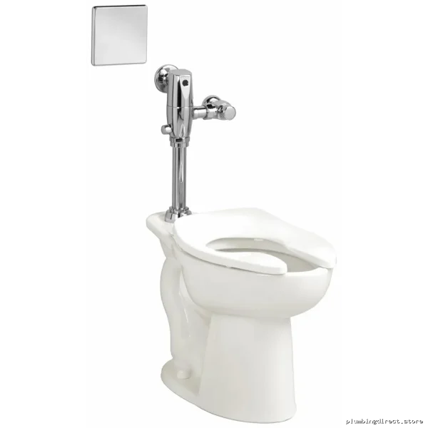 American Standard White Elongated 1.0 GPF Floor Mount Toilet Bowl No Seat - Image 2