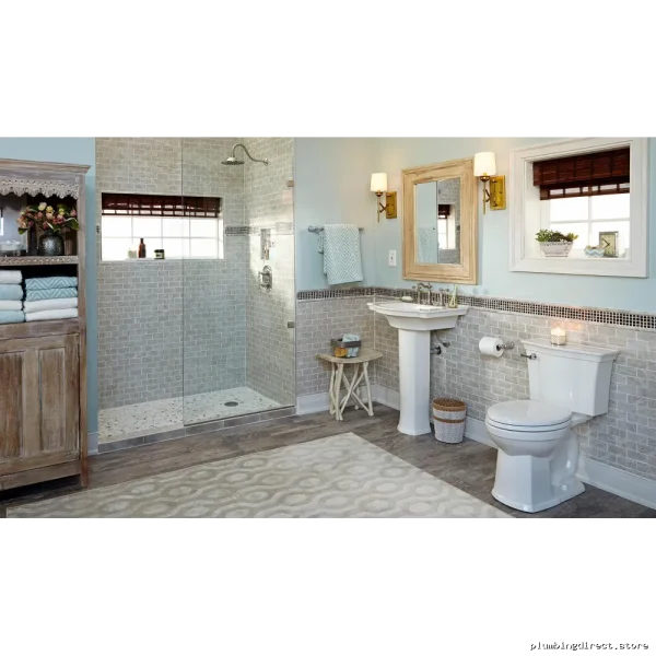 American Standard White Pedestal Leg 0029000.020 - Durable Modern Design for Bathrooms - Image 2