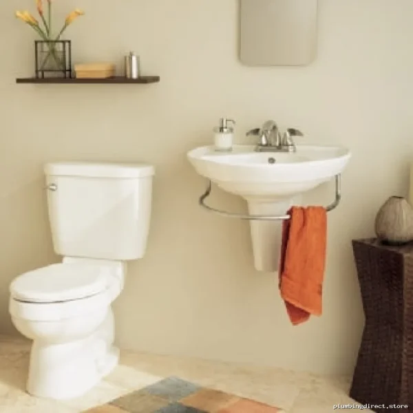 American Standard White Ravenna Widespread Bathroom Sink - Image 2