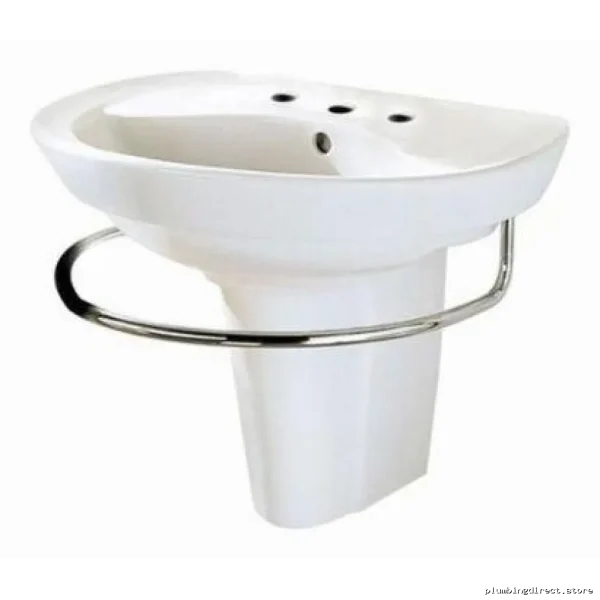 American Standard White Ravenna Widespread Bathroom Sink - Image 3
