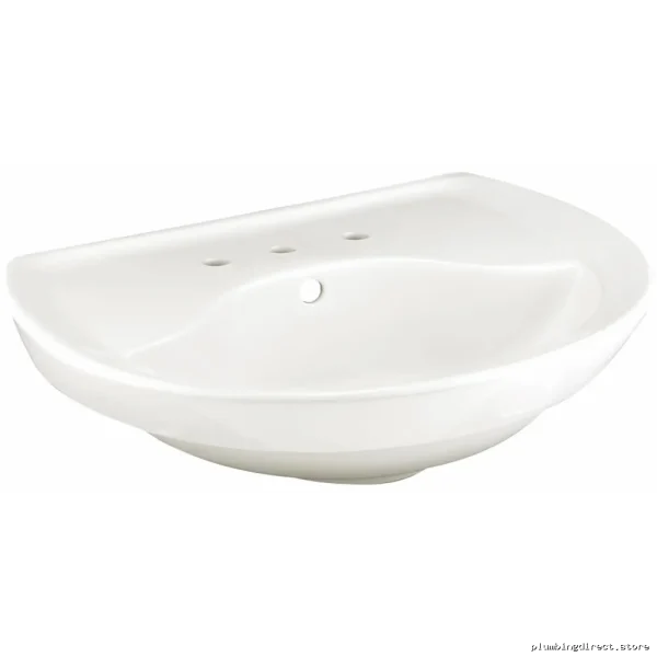 American Standard White Ravenna Widespread Bathroom Sink - Image 5