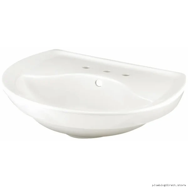 American Standard White Ravenna Widespread Bathroom Sink