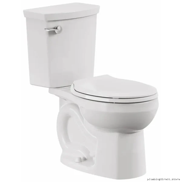 White Round Toilet Bowl Without Seat - American Standard 3708216.020 H20ption