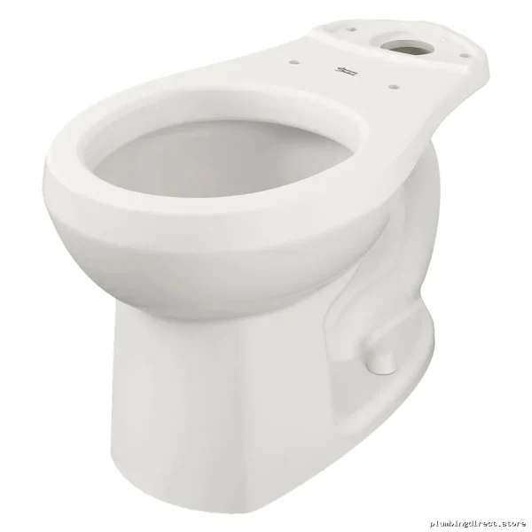 White Round Toilet Bowl Without Seat - American Standard 3708216.020 H20ption - Image 2