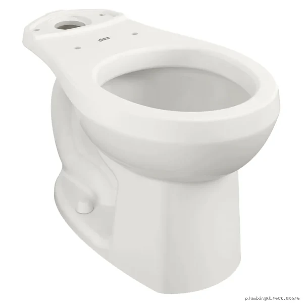 White Round Toilet Bowl Without Seat - American Standard 3708216.020 H20ption - Image 4