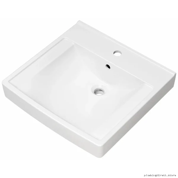 American Standard Wall-Mounted Single-Hole Bathroom Sink in White - Image 2