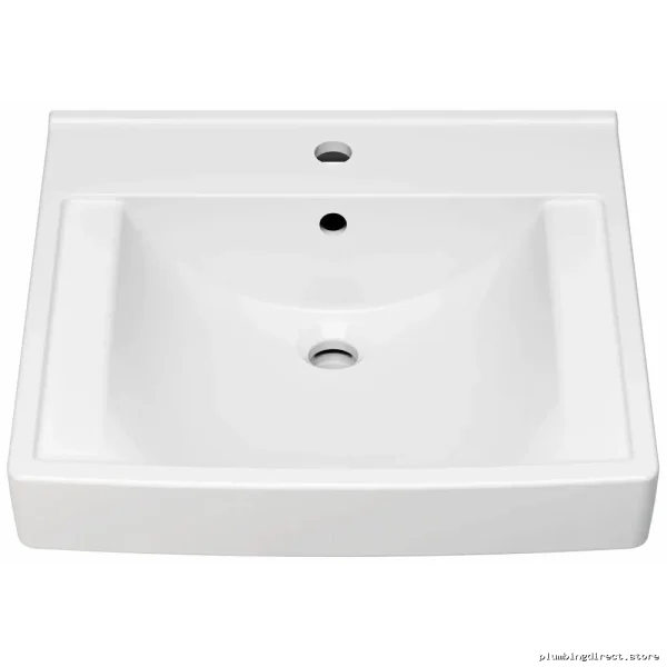 American Standard Wall-Mounted Single-Hole Bathroom Sink in White - Image 4