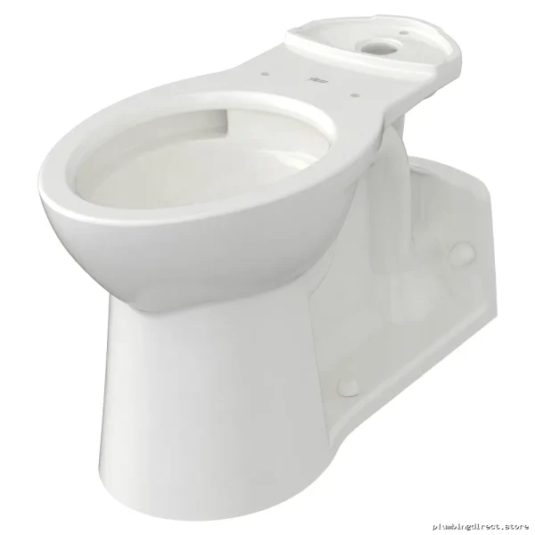 Yorkville Elongated Toilet Bowl - Comfort Height with Compact Seat, White (3701001.020) American Standard - Image 4