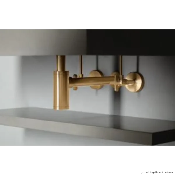 Angled Cross Handle Supply Stop Valve | Brilliance Luxe Gold BT022204-GL Brizo