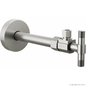 Supply Stop Valve Angled with Cross Handle - Luxe Nickel BT022205-NK Brizo
