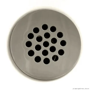 Brushed Nickel Anti-Overflow Grid Strainer Drain AC1332-120 Kalia