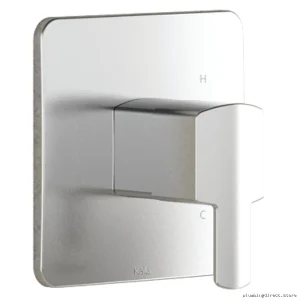Chrome Pressure Balance Shower Valve with Anti-Scald Trim & Half-Inch
