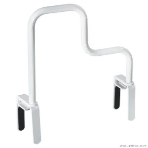 Moen Glacier DN7005 Bath Safety Bar - Anti-Slip Stainless Steel Shower Grab Bar & Adjustable Multi-Grip Tub Support
