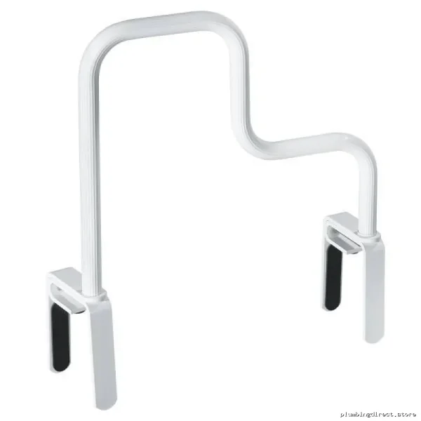 Moen Glacier DN7005 Bath Safety Bar - Anti-Slip Stainless Steel Shower Grab Bar & Adjustable Multi-Grip Tub Support