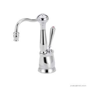 Antique Style Chrome Hot Water Faucet for Kitchen Use