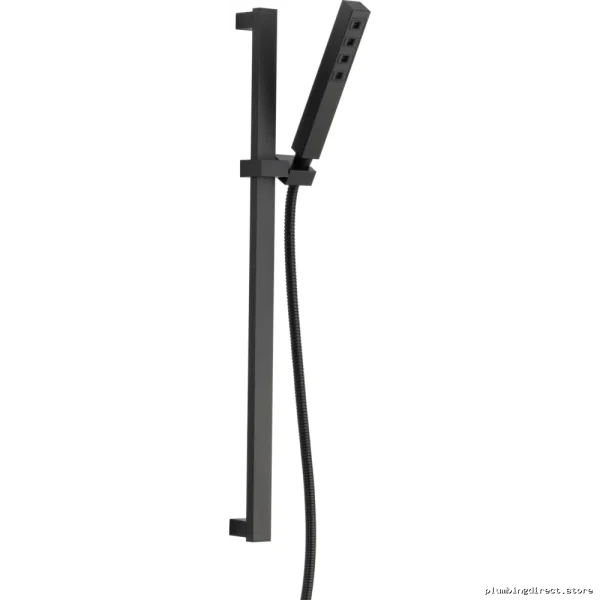 Ara H2Okinetic 1-Setting Hand Shower w/ Slide Bar - Matte Black Model 51567-BL Delta