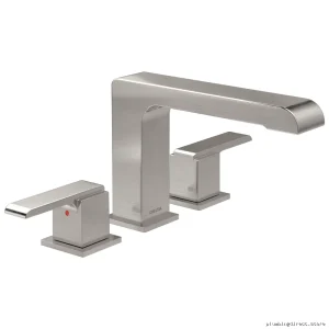 Ara Roman Style Stainless Steel Tub Faucet Trim - T2767-SS Delta