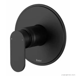 Arca Black Pressure Balance Shower Valve Trim TAA51BK by RIOBEL