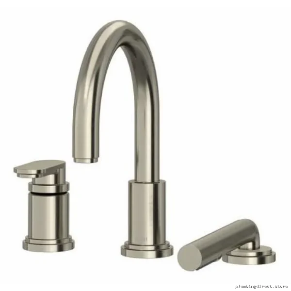 Arca Brushed Nickel Bathtub Filler - Premium 3-Hole Deck Mount