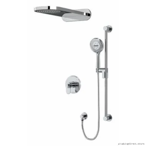 Arca Chrome Thermostatic Shower Valve with PEX Fittings KIT2745AAC-SPEX